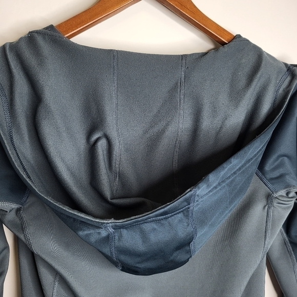 Nike Pro Pullover Zip Up Hoodie. Size Small. Blue/Grey. - Picture 4 of 12